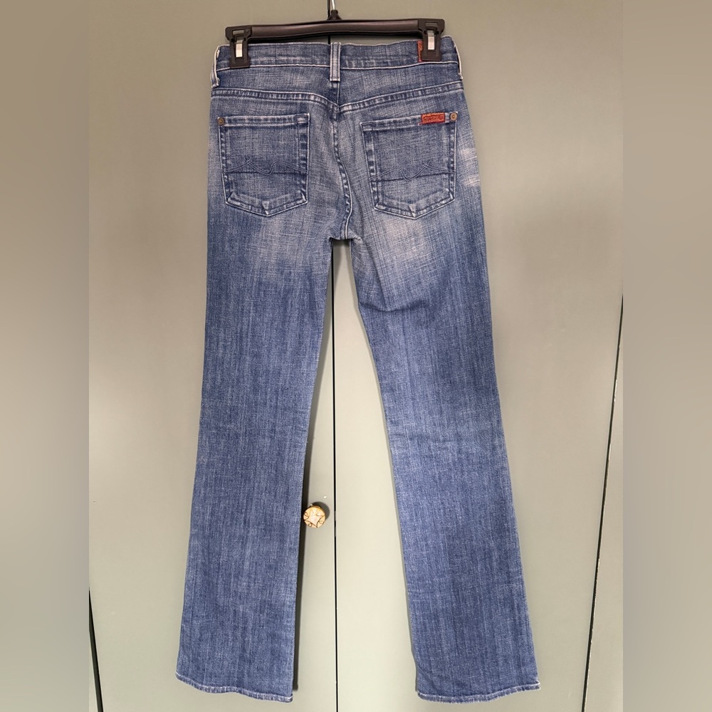 Rare Y2K Nwt 7 for all Mankind Boy cut jeans size 25 - Picture 3 of 10